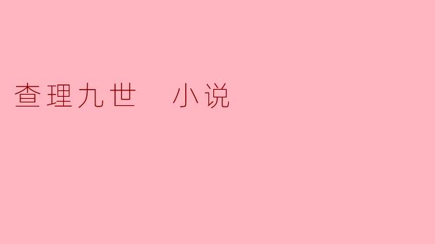 查理九世 小说